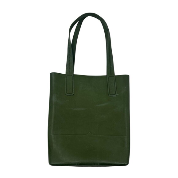 Hunter Tote Shoulder Bag Womens Rubber Green Open Style Double Top Handle Garden - Picture 5 of 13